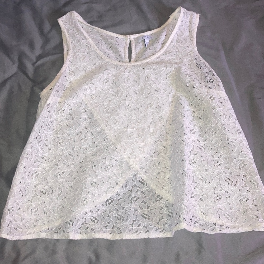 Lace tank